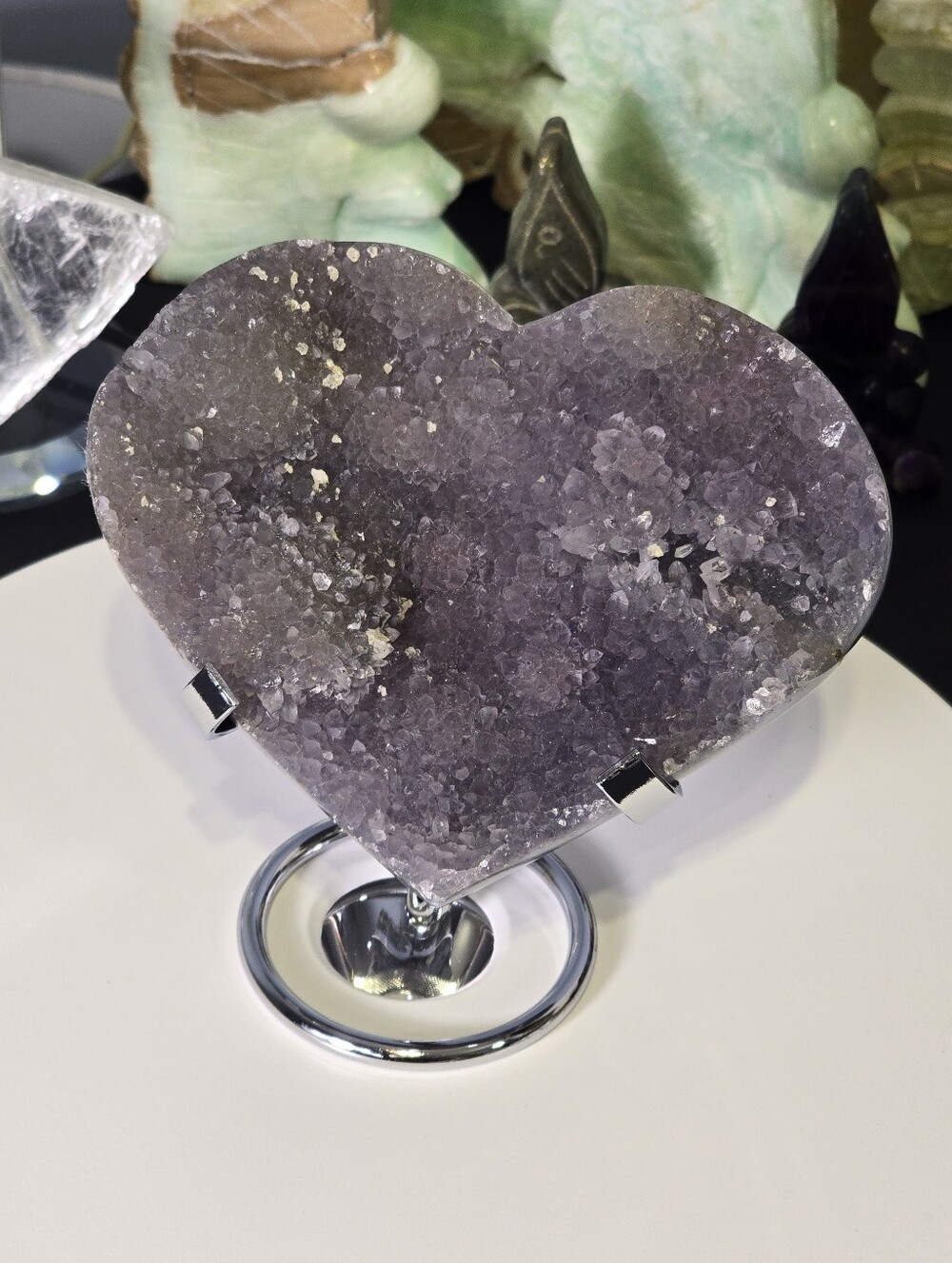 Flower Amethyst Heart, Brazil